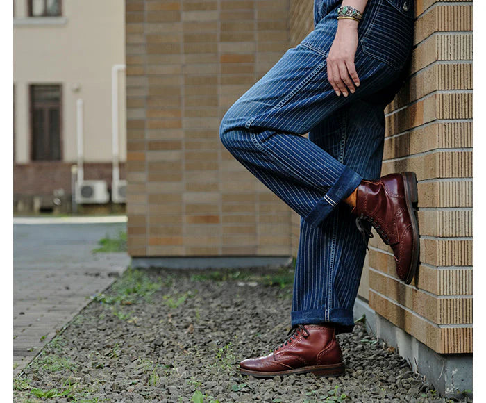 John Lofgren Glover Brogues - Shinki Hikaku Shell Cordovan Red Brown