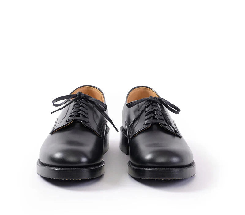 John Lofgren USN Low Quarter Shoes - French Calfskin Black