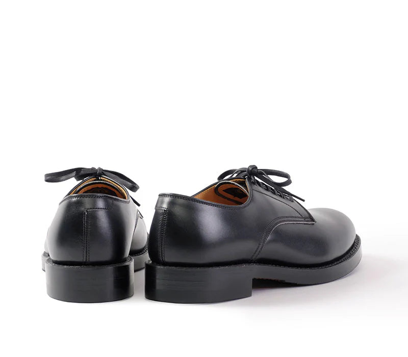 John Lofgren USN Low Quarter Shoes - French Calfskin Black