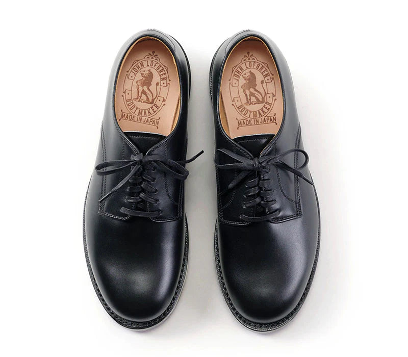 John Lofgren USN Low Quarter Shoes - French Calfskin Black