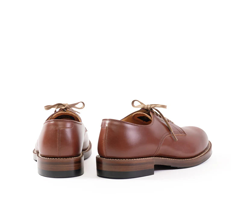 (Pre-Order SS26) John Lofgren Low Quarter Shoes - French Calfskin Russet Brown