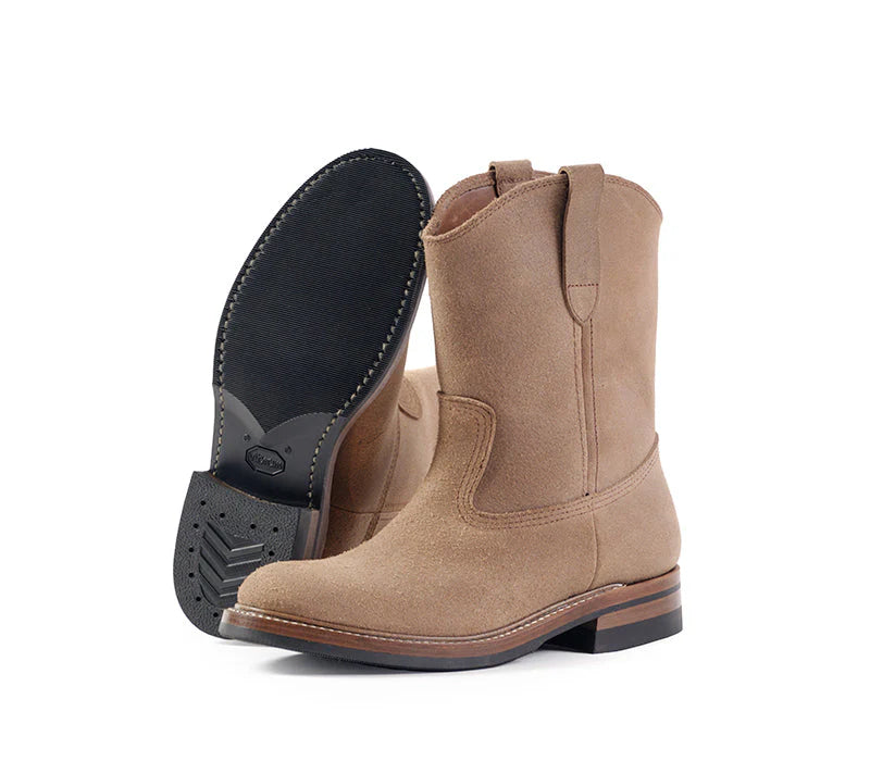 (Pre-Order SS26) John Lofgren Duke Roper Boots - Horween CXL Natural Roughout