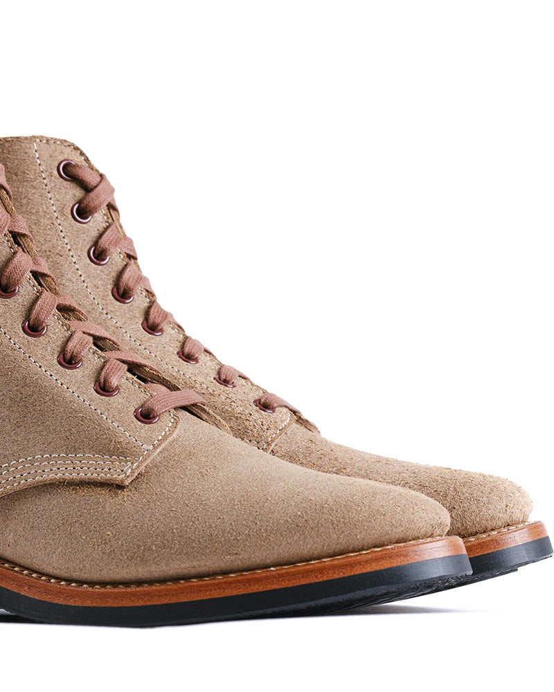 (Pre-Order FW26) John Lofgren US Navy N-1 Field Shoes Boondockers - Natural Roughout Horween CXL