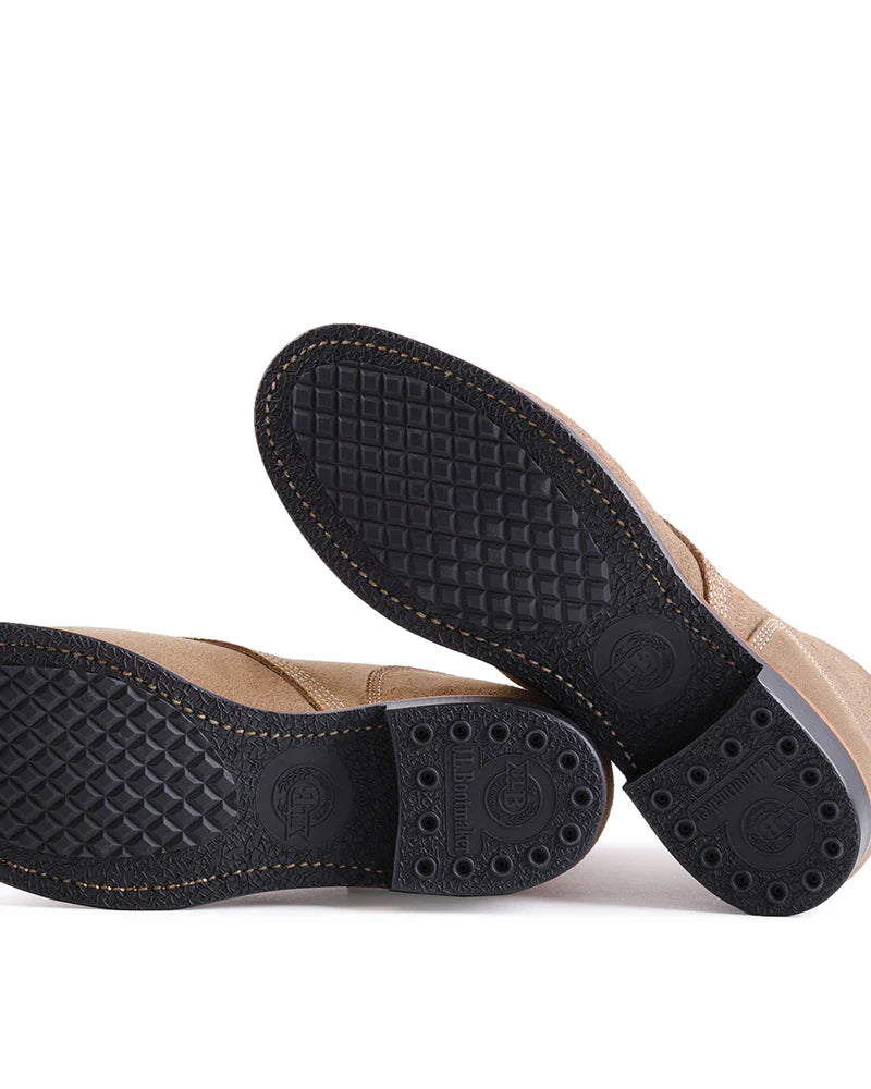 (Pre-Order FW26) John Lofgren US Navy N-1 Field Shoes Boondockers - Natural Roughout Horween CXL