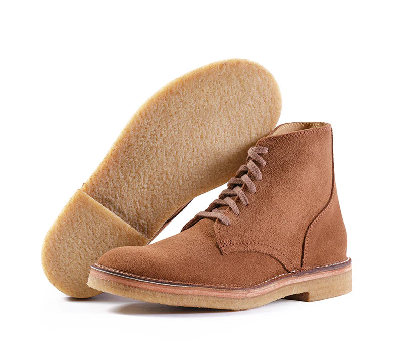 (Pre-Order SS26) John Lofgren Sahara Boots - Japanese Suede Mustard