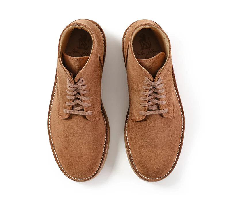 (Pre-Order SS26) John Lofgren Sahara Boots - Japanese Suede Mustard