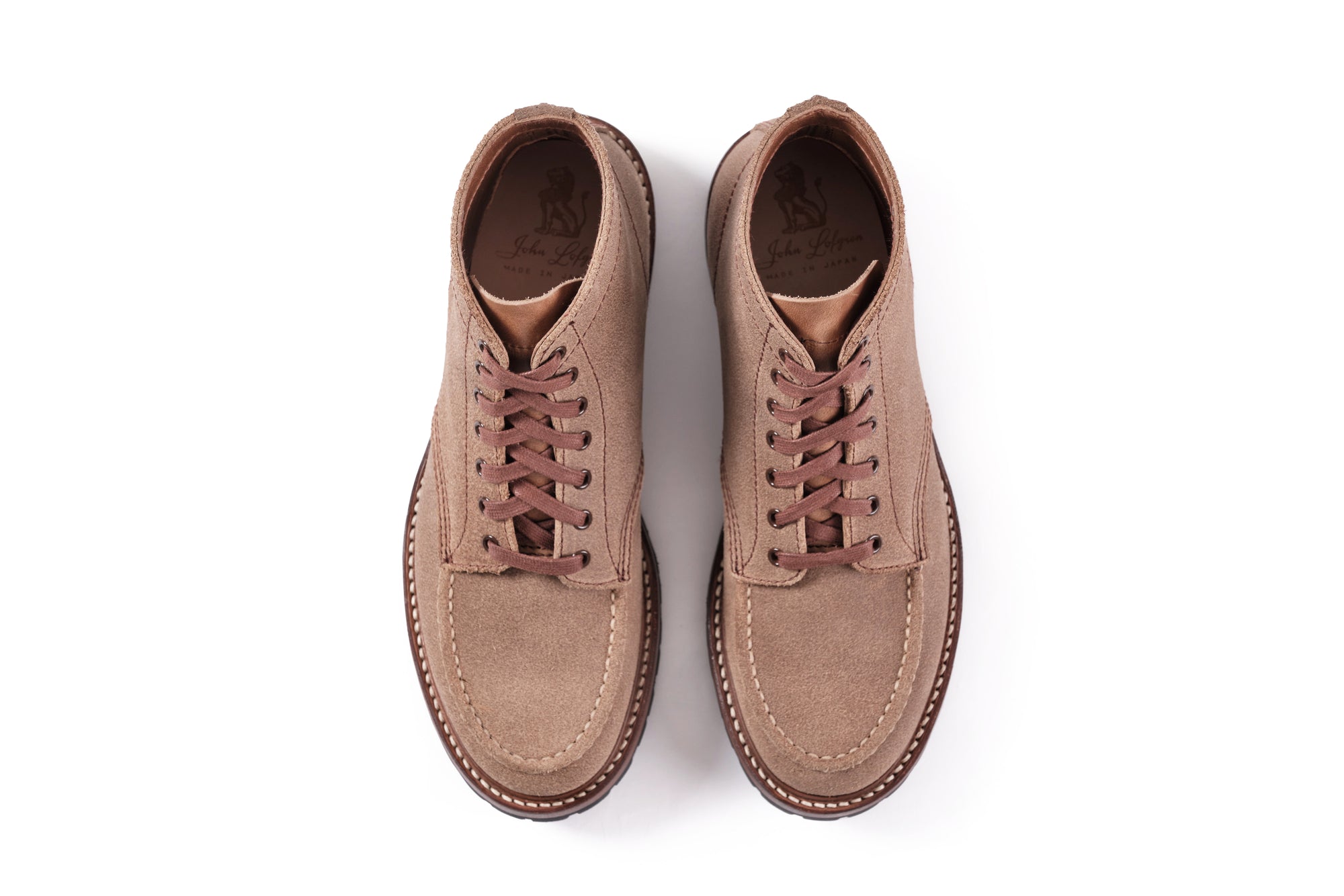 (Pre-Order FW25) John Lofgren Chapman Boots - Horween CXL Natural Roughout