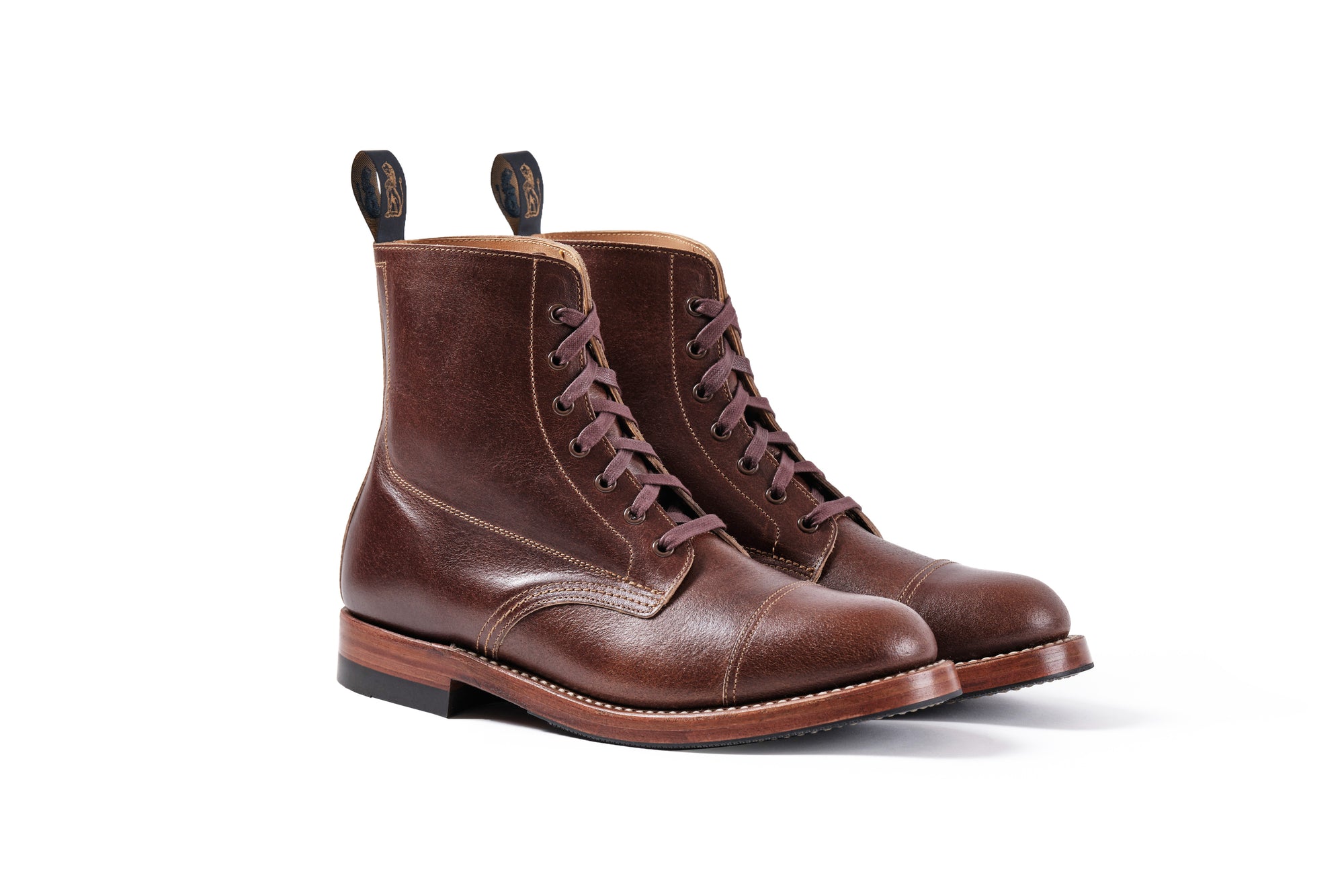 (Pre-Order FW25) John Lofgren Montgomery Boots - Horween SHF Havana