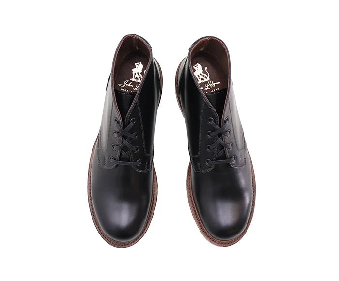 (Pre-Order SS26) John Lofgren Steadfast Chukka Boots - French Calfskin Black
