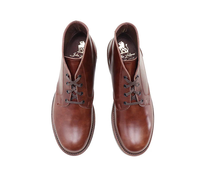 (Pre-Order SS26) John Lofgren Steadfast Chukka Boots - French Calfskin Brown
