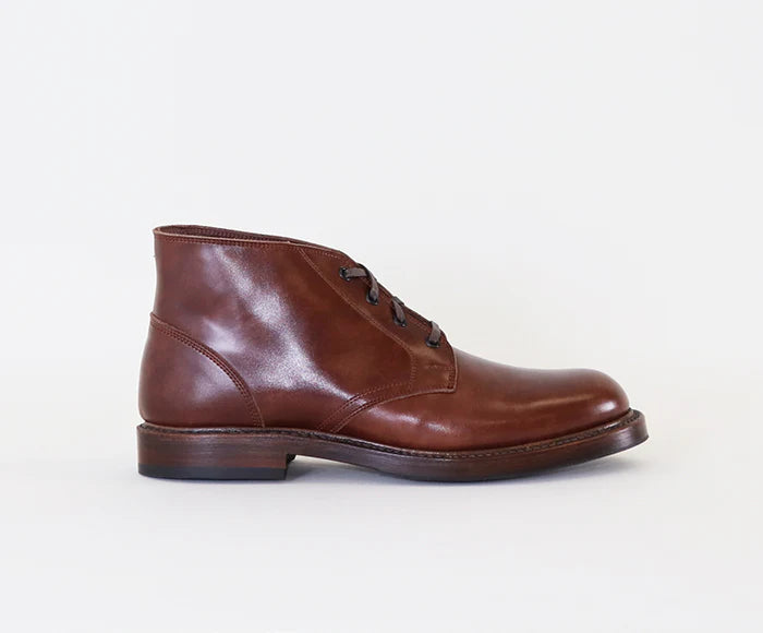 (Pre-Order SS26) John Lofgren Steadfast Chukka Boots - French Calfskin Brown
