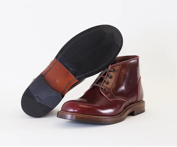 (Pre-Order SS26) John Lofgren Steadfast Chukka Boots - French Calfskin Burgundy