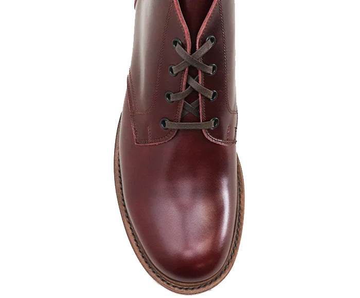 (Pre-Order SS26) John Lofgren Steadfast Chukka Boots - French Calfskin Burgundy