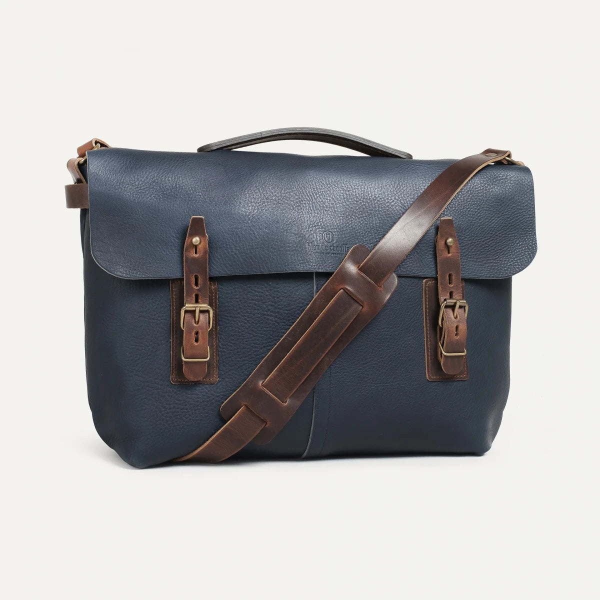 Bleu de Chauffe Lucien Satchel Bag - Navy