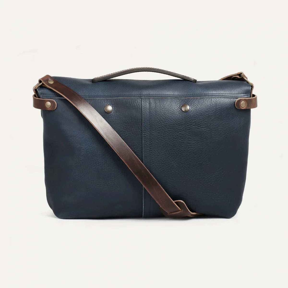 Bleu de Chauffe Lucien Satchel Bag - Navy