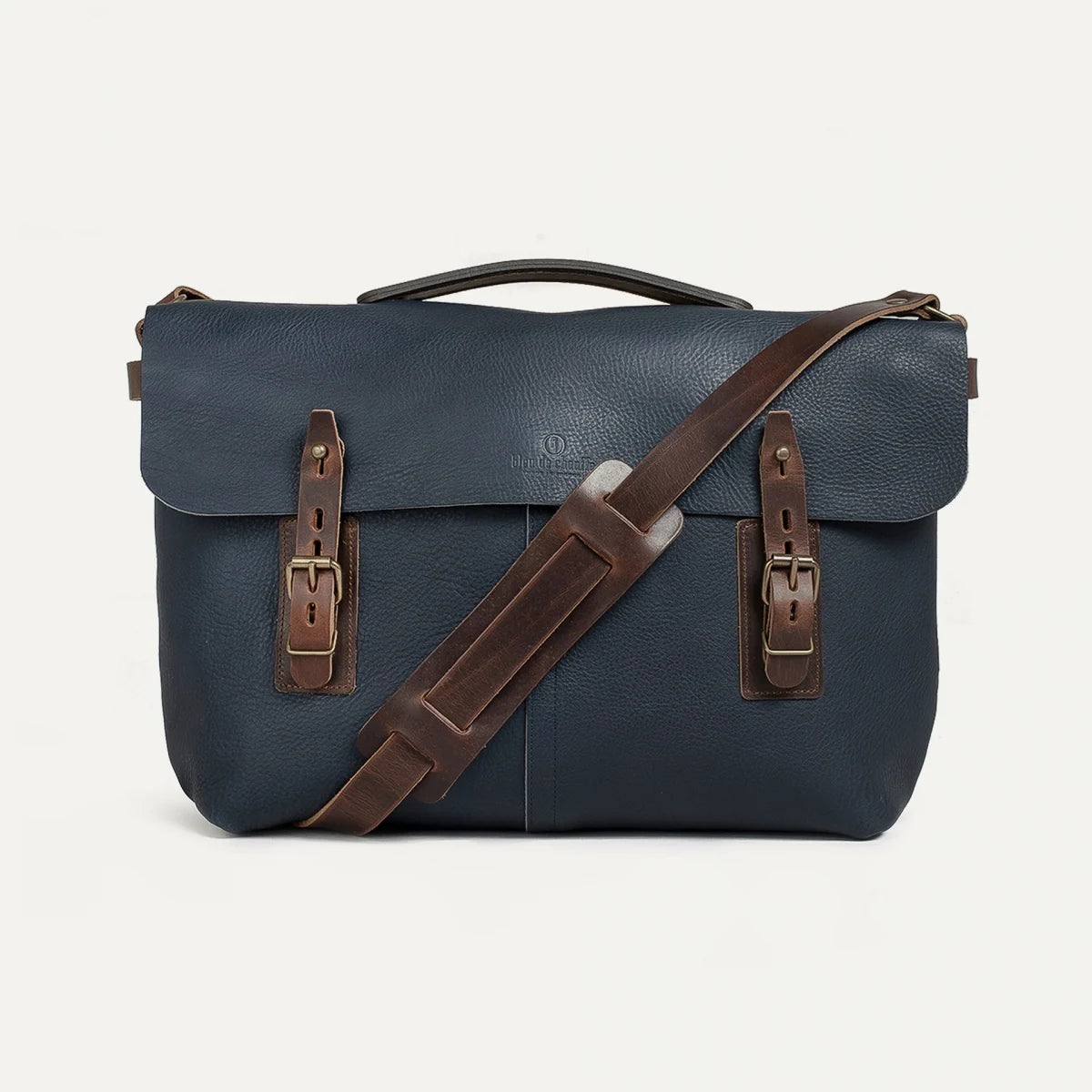 Bleu de Chauffe Lucien Satchel Bag - Navy