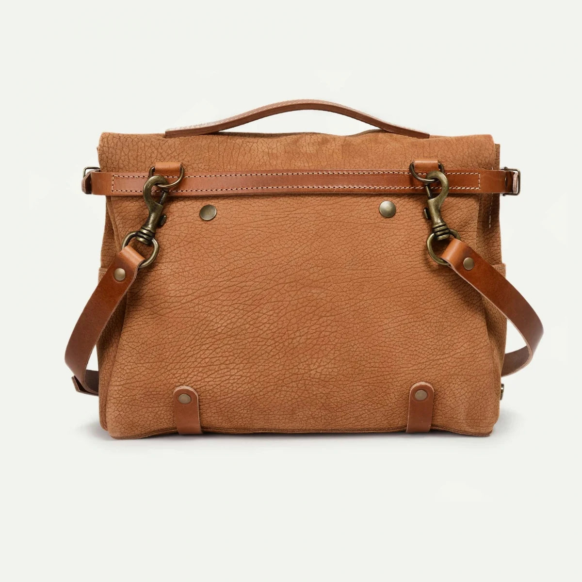 Bleu de Chauffe Postman Bag Eclair M - Camel
