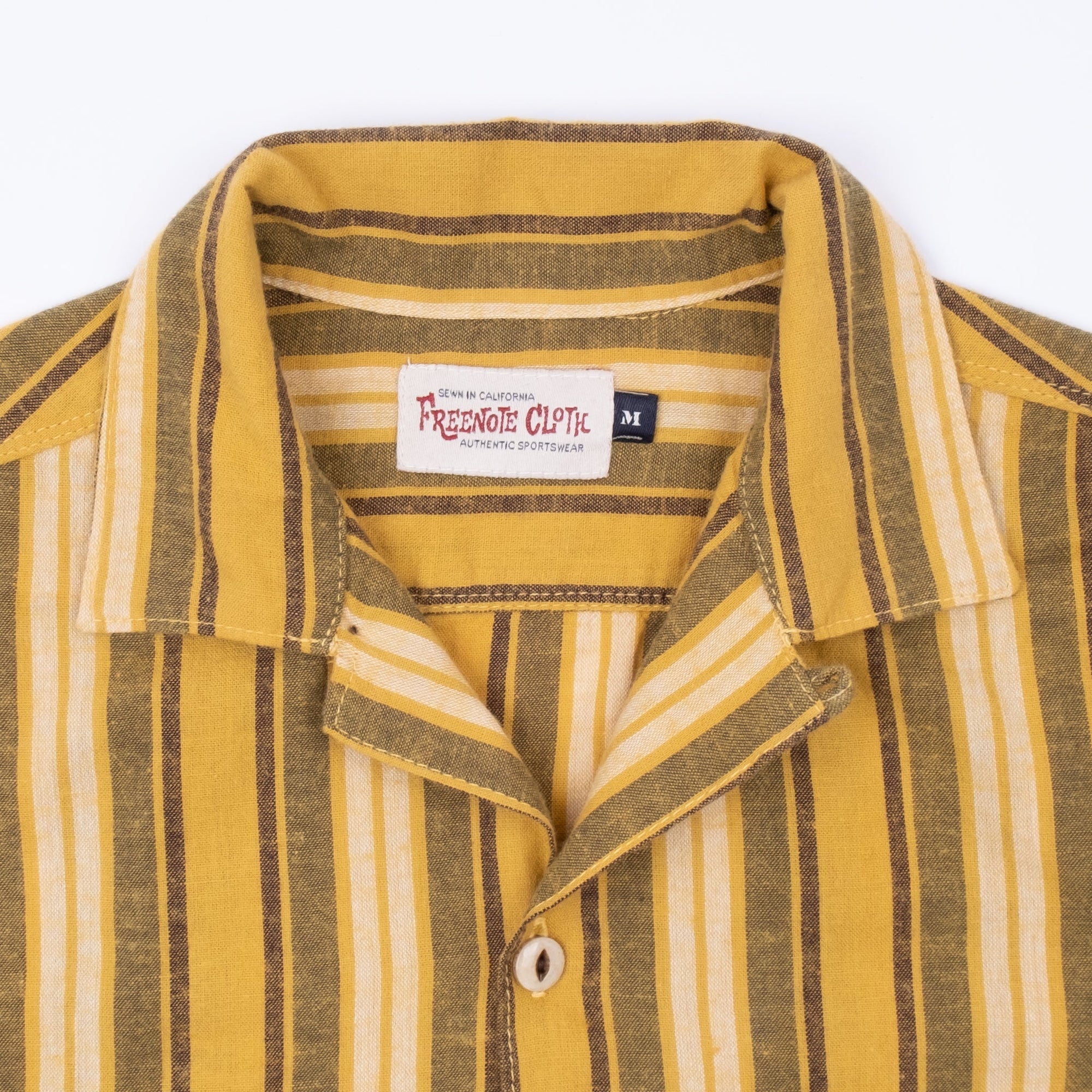 Freenote Cloth Hawaiian - Gold Stripe