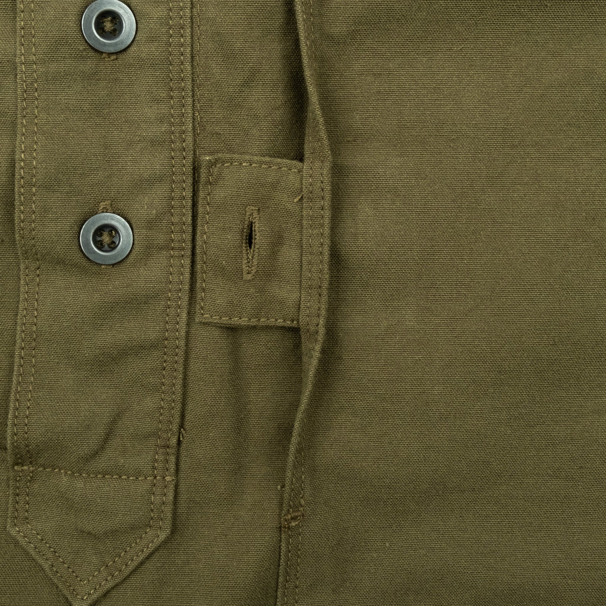 Freenote Cloth Deck Popover - S/S Army Green