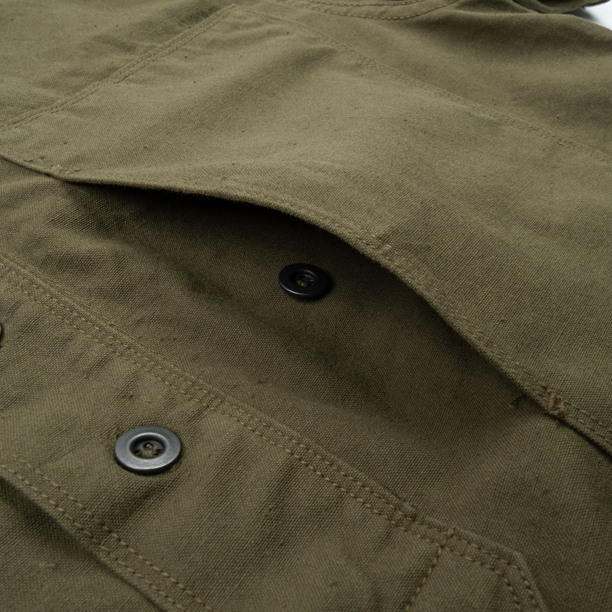 Freenote Cloth Deck Popover - S/S Army Green - Franklin & Poe