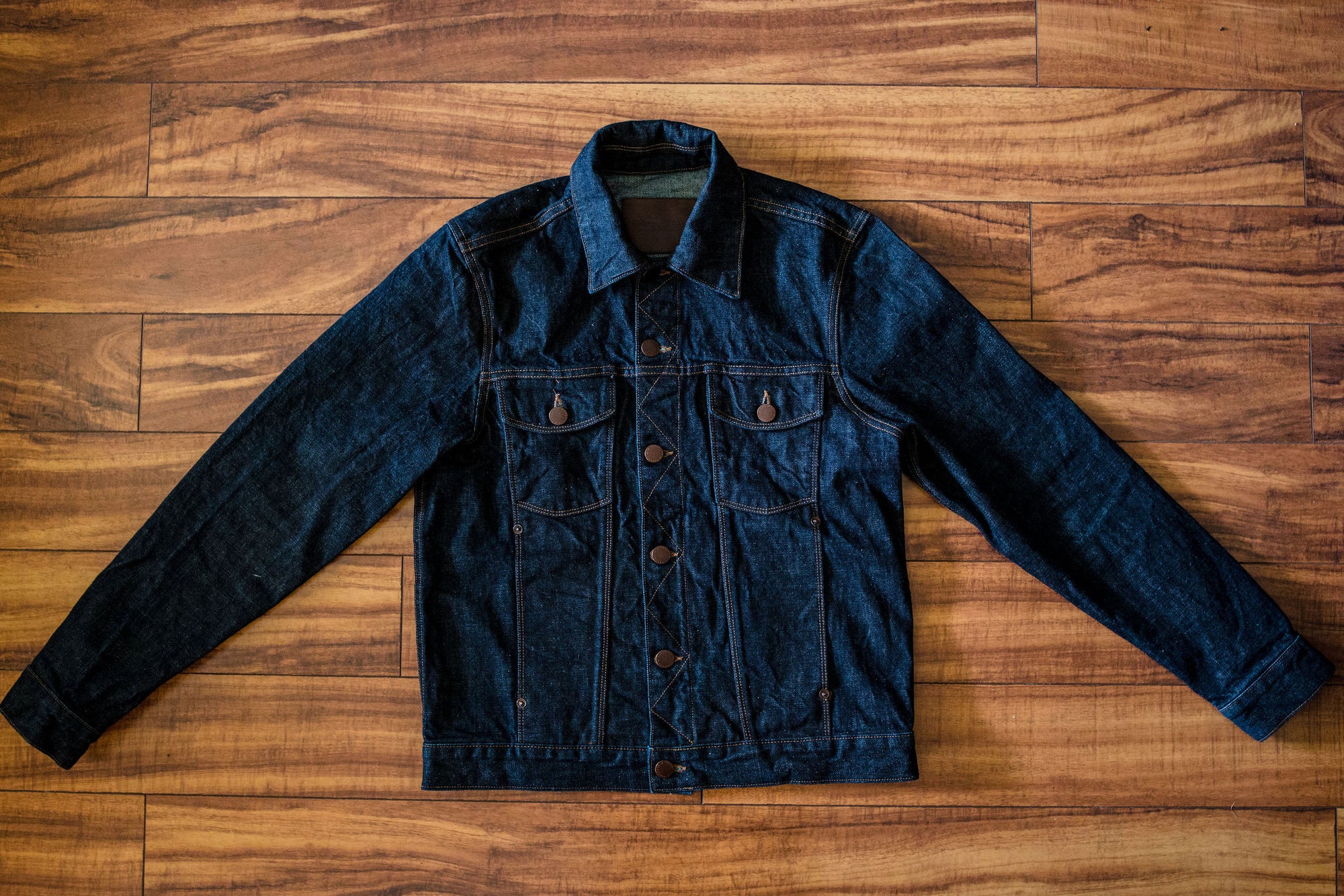 Freenote Cloth Classic Denim Jacket - 16 oz. Rinsed Denim
