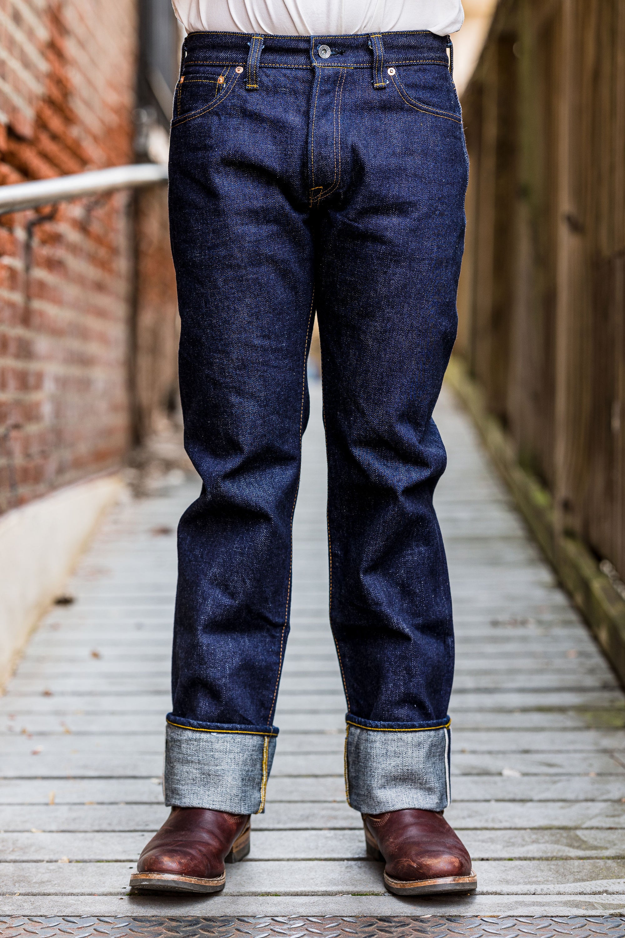 Jacquard Denim 5-Pocket Jeans Size 31