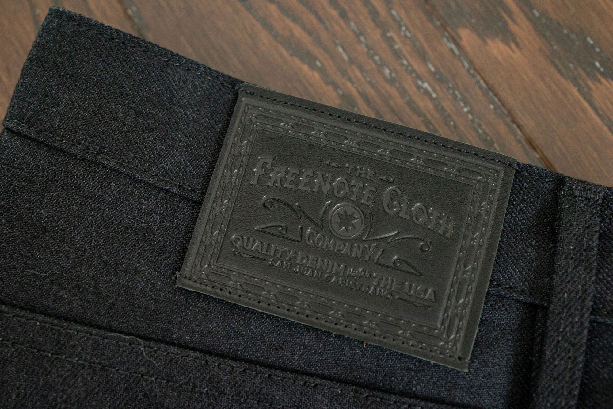 Freenote Cloth Portola Taper - 14.25oz. Black Grey Denim