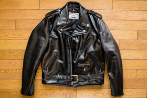 人気商品！】 ショット Schott GENUINE サイズ38 HORSEHIDE レザー