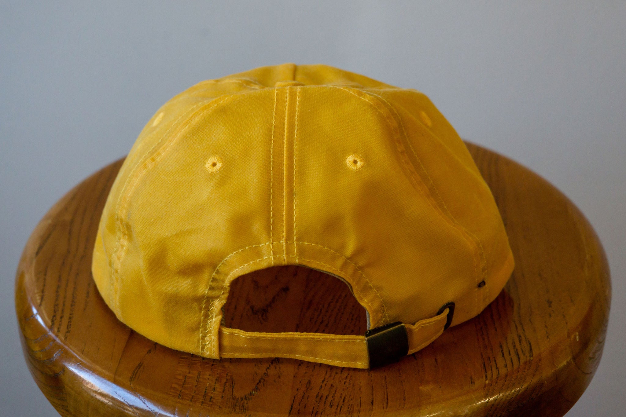 Ginew Crow Wing Waxed Canvas Ball Cap - Golden - Franklin & Poe