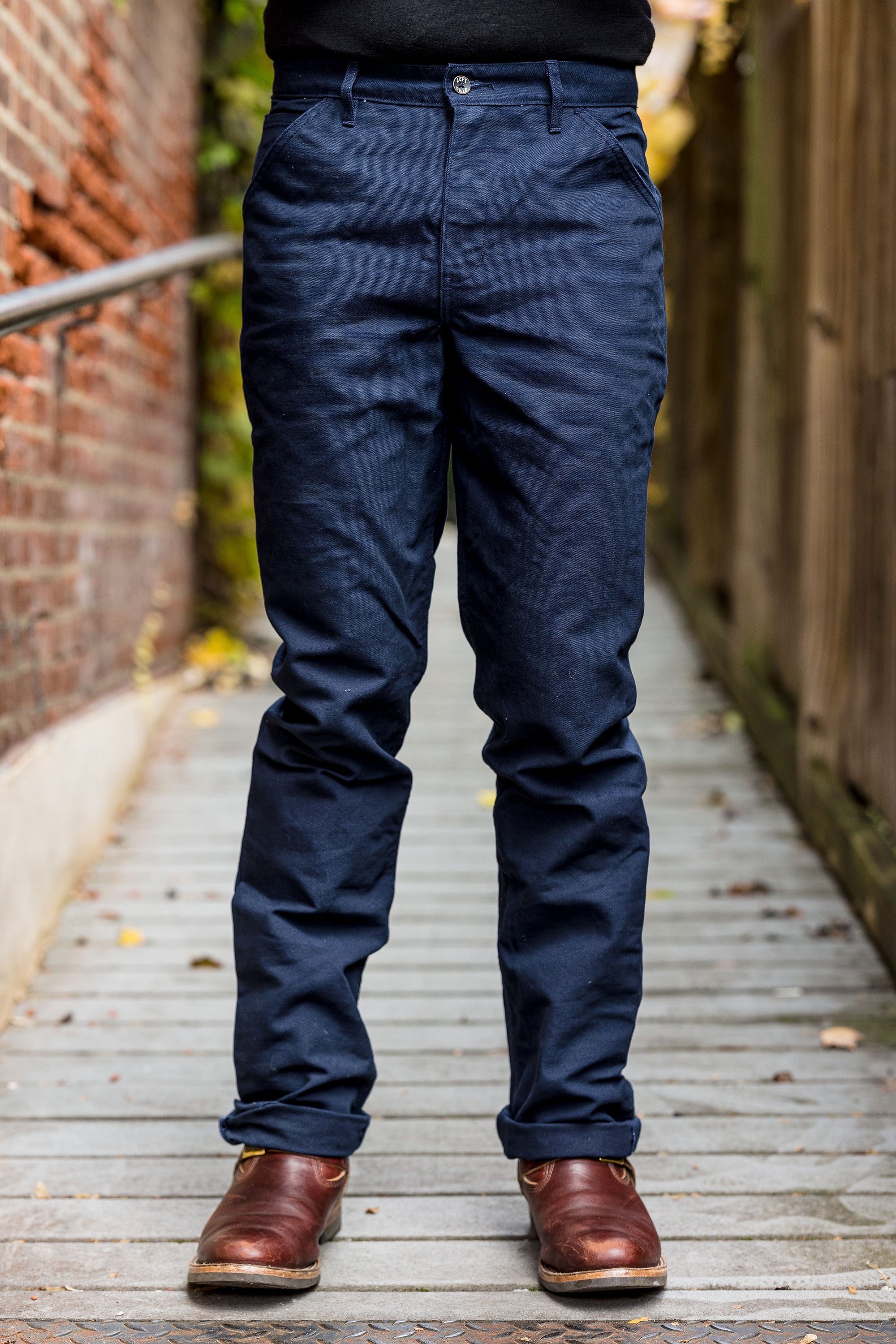 Buy Men's Classic Navy Stretch Cotton Chinos Online In India