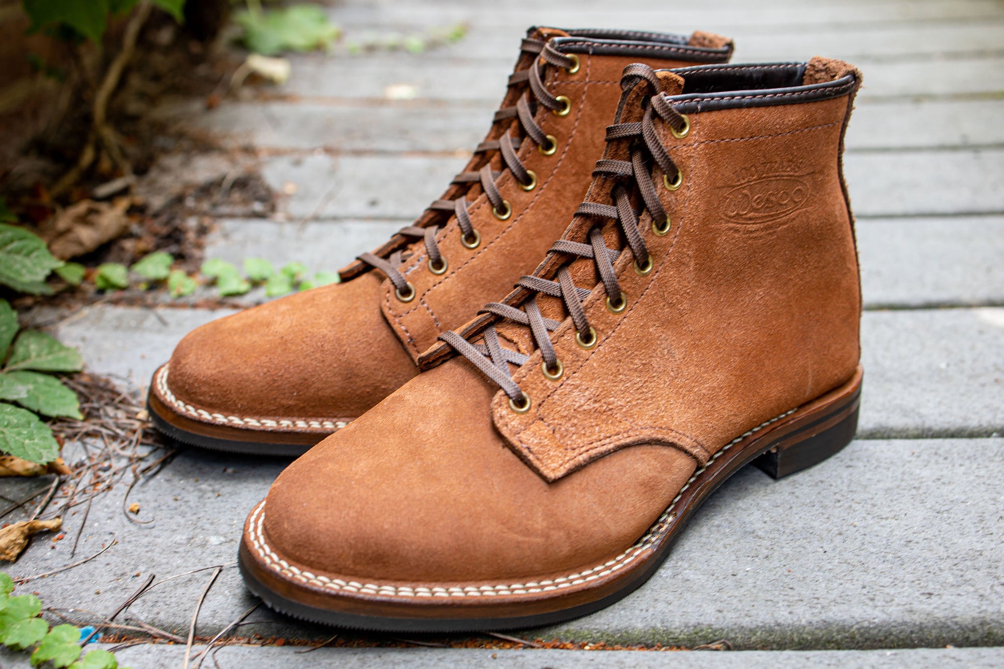 Wesco Boots Johannes - 7 Brown Oil Tan Roughout