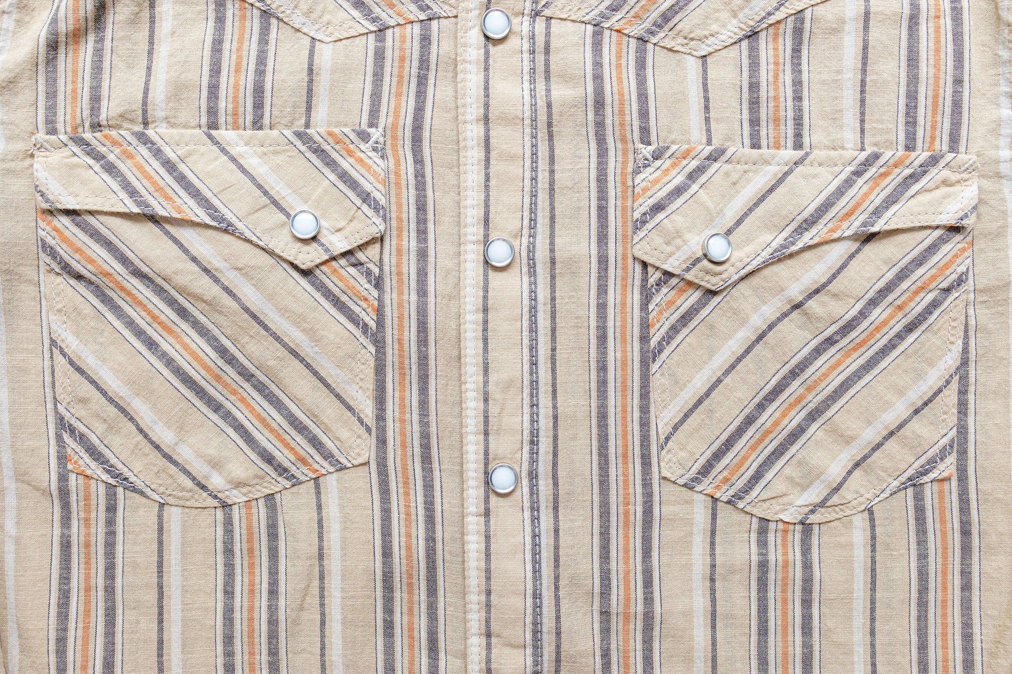 Freenote Cloth Calico - Tan Stripe