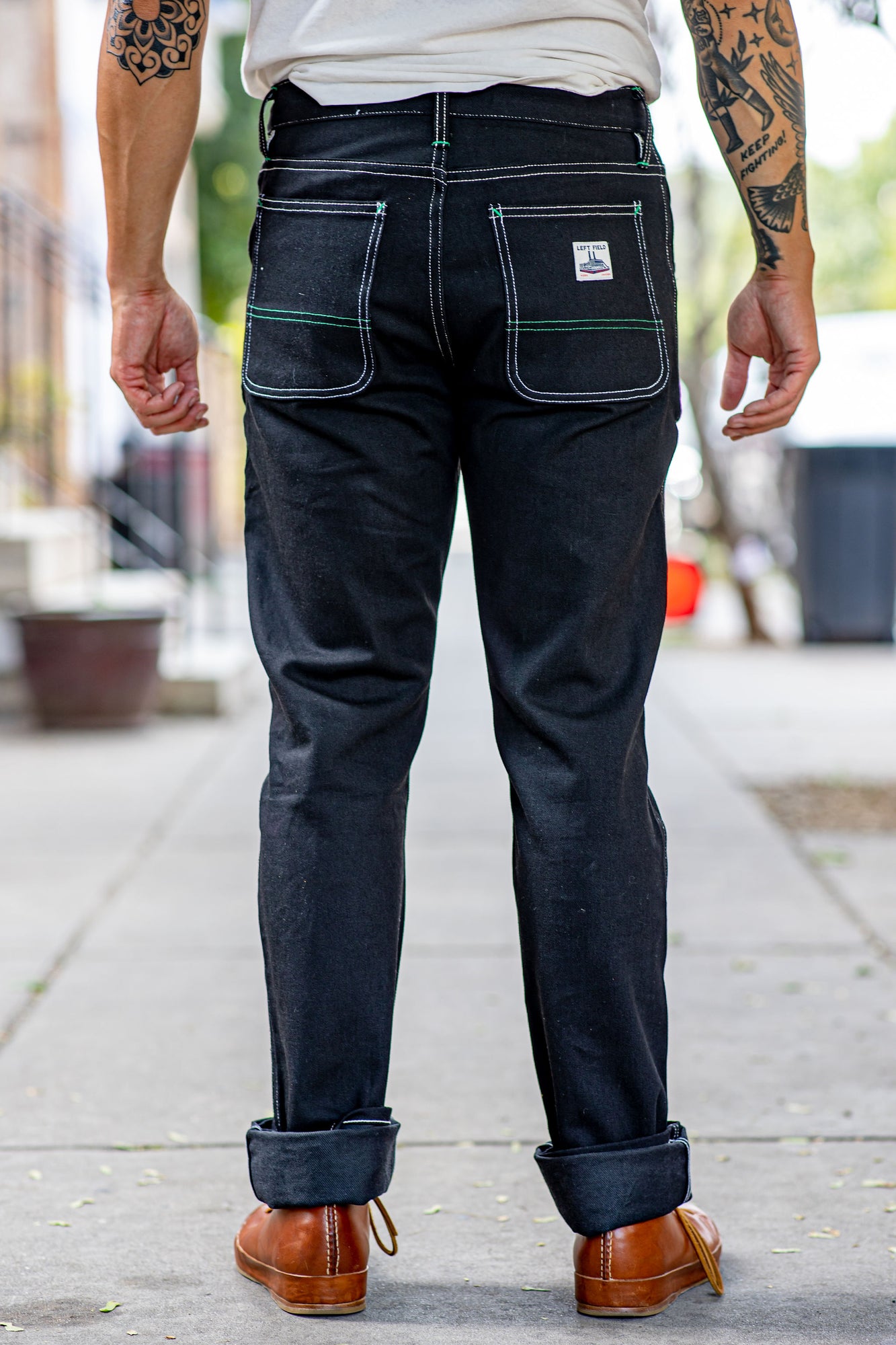 Left Field Denim Left Field NYC Work Uniform Denim - Black Diamond - Franklin & Poe