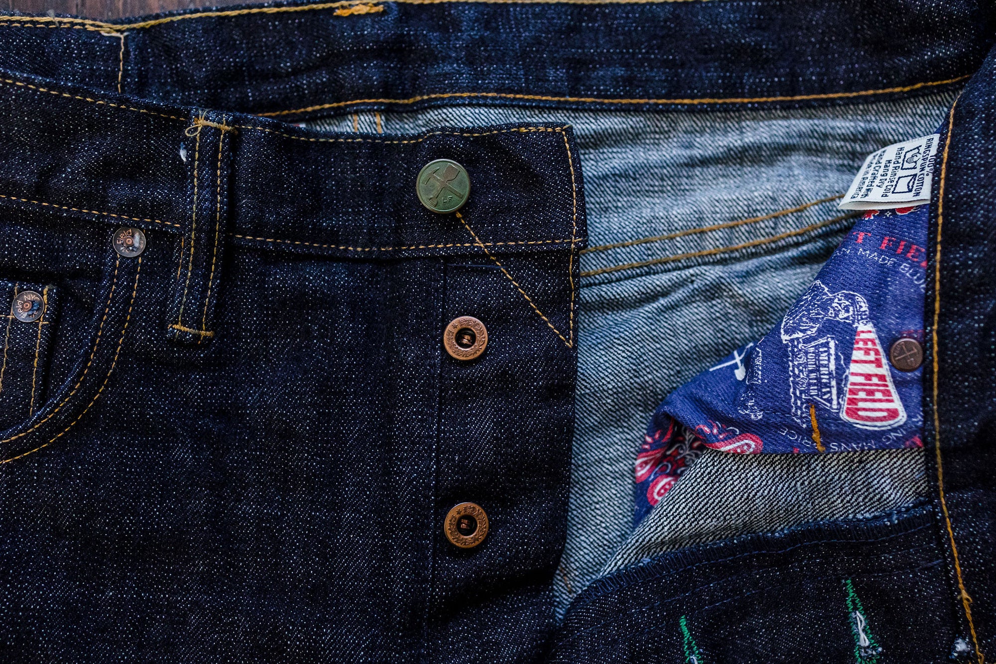 Left Field NYC Atlas - 18oz Slub Indigo Collect Mills