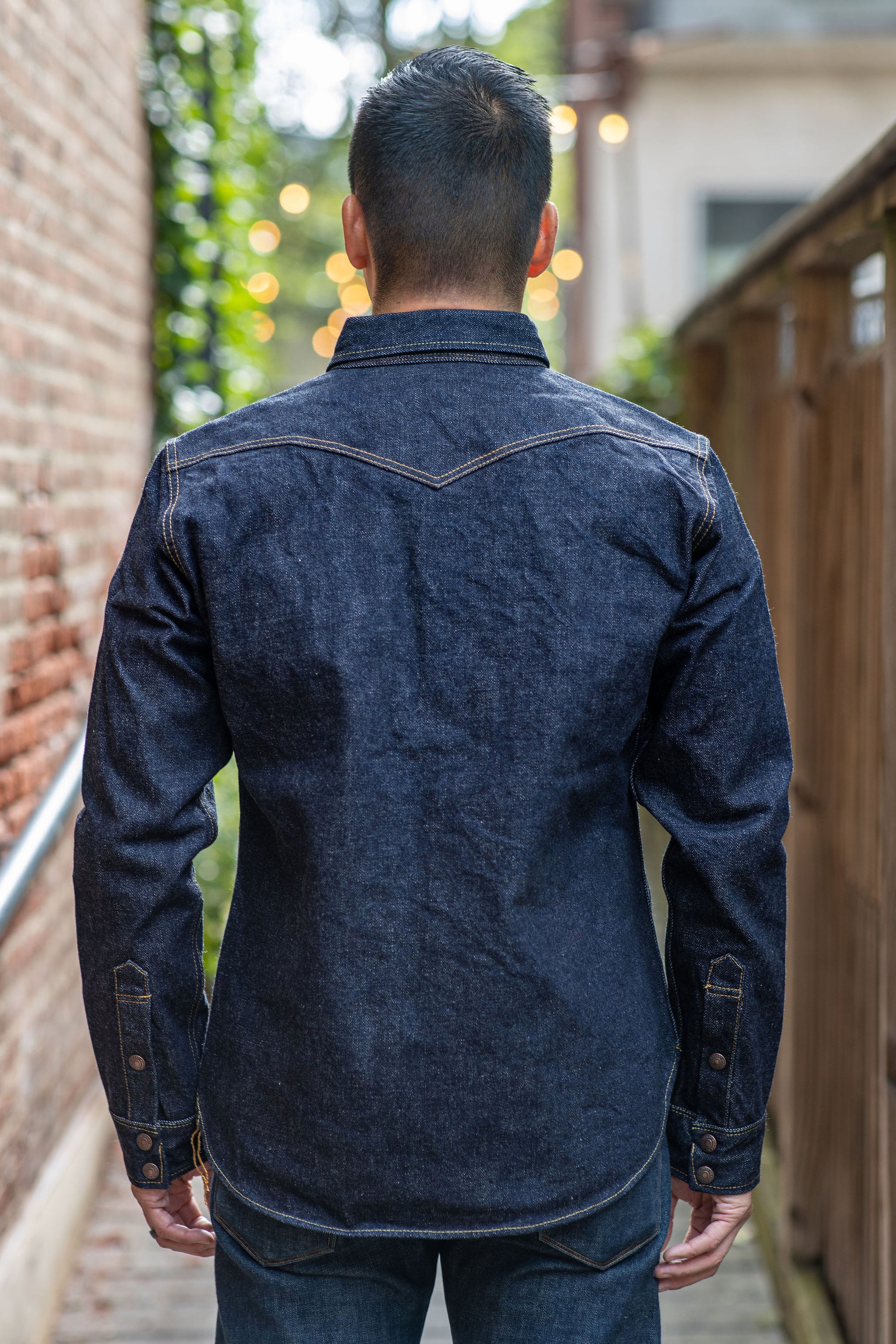 Iron Heart IHSH-177 18oz Selvedge Denim CPO - Indigo