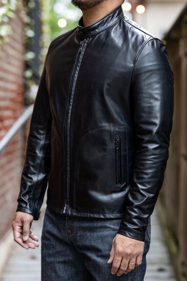 Schott NYC 618HH Horsehide Perfecto Leather Jacket - Black - Franklin & Poe