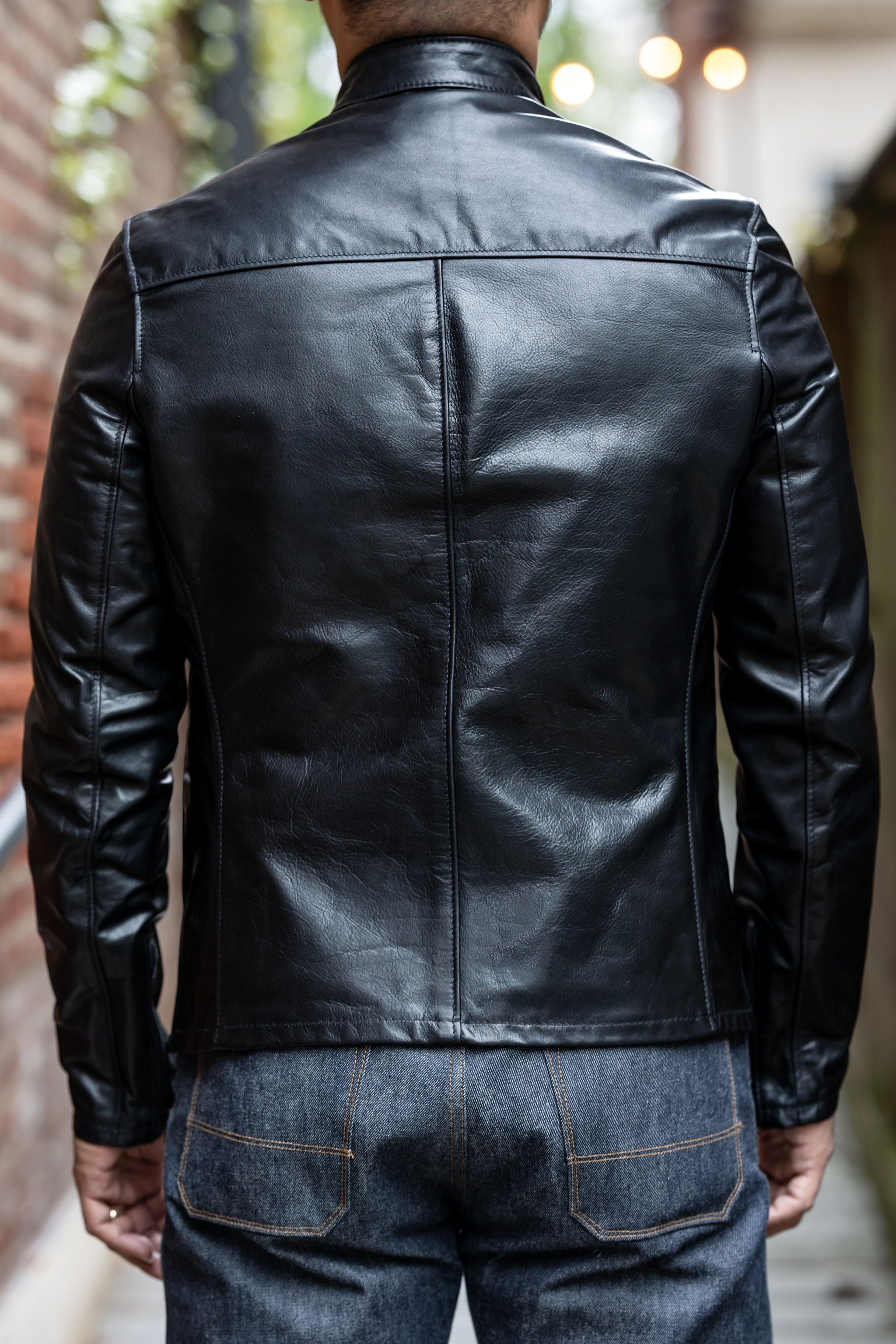 ball distance Substantially Schott NYC P571 Mission Unlined Cafe Racer Jacket - Black - Franklin & Poe