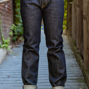 IH-666S-21 - 21oz Selvedge Denim Slim Straight Cut Jeans - Indigo