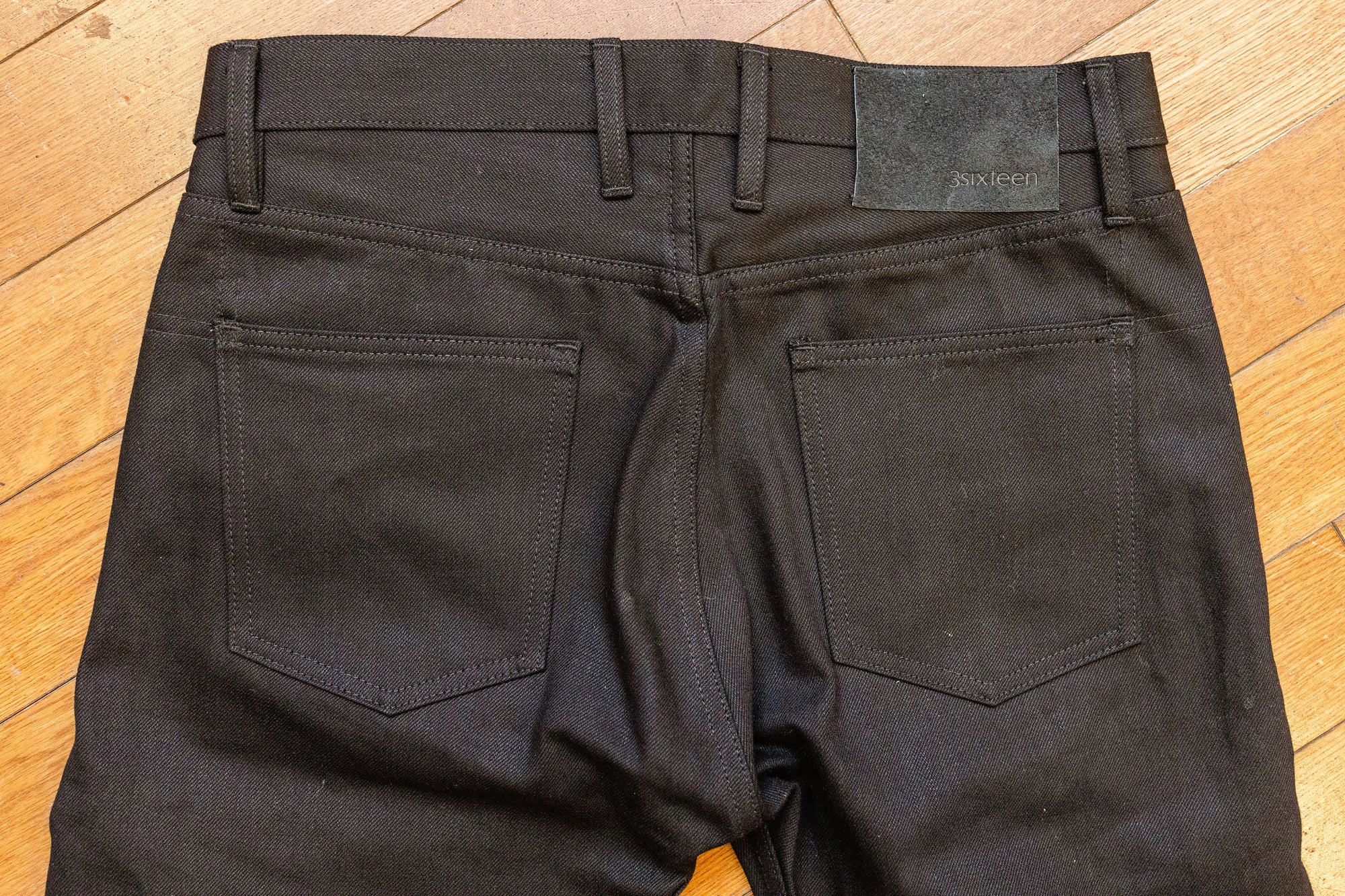 3sixteen CT-220x - Classic Tapered Double Black Selvedge