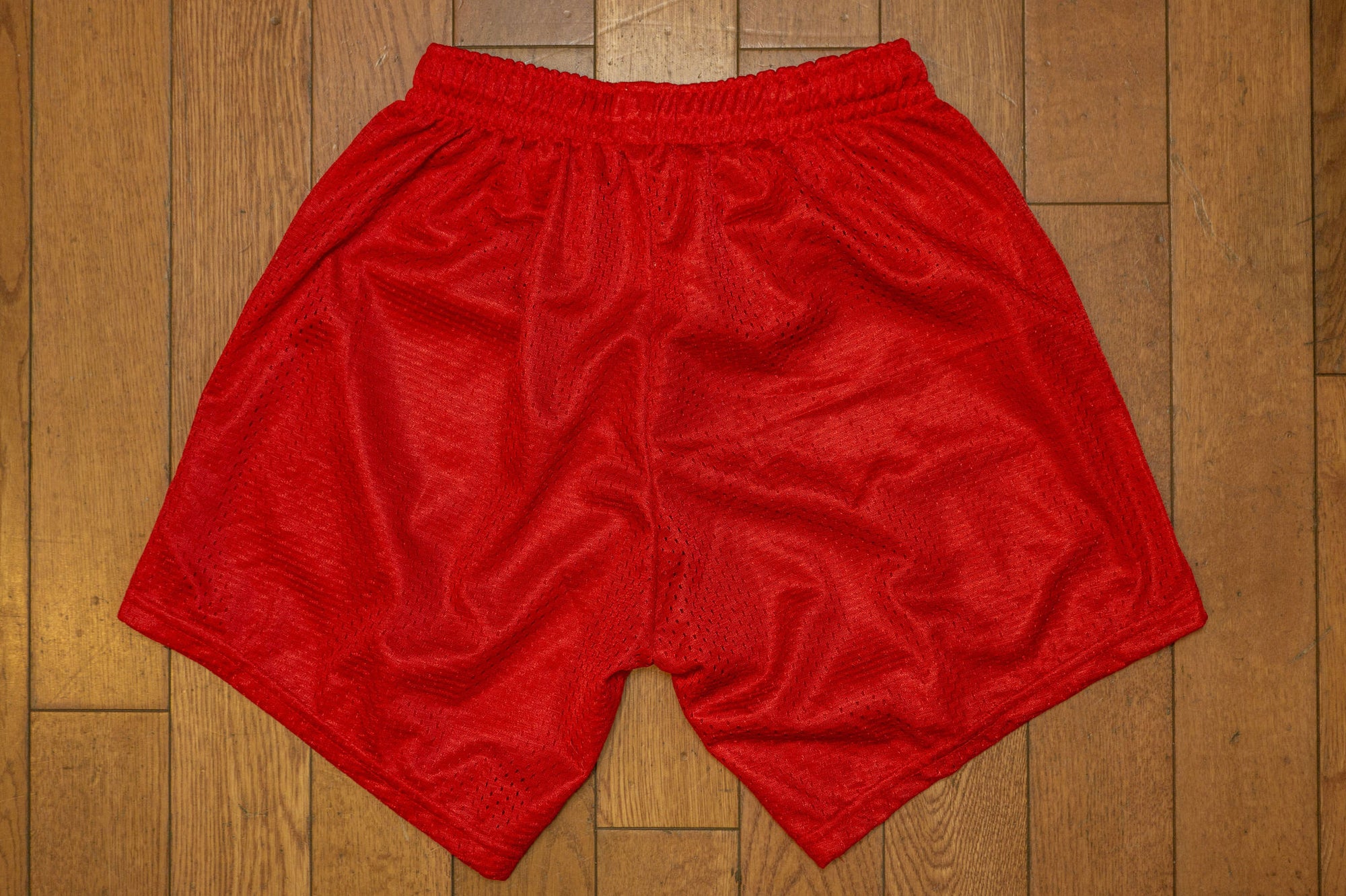 Vintage Balle De Match Shorts Red Burgundy Print Tennis Pockets Nylon 90's  Men’s Large Medium Made in USA