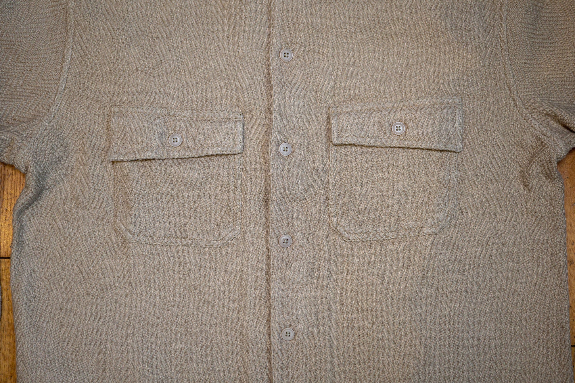 3sixteen Camp Shirt - Natural Handloom HBT
