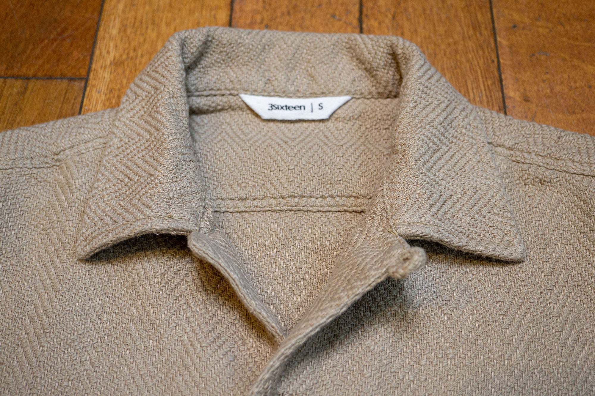 3sixteen Camp Shirt - Natural Handloom HBT
