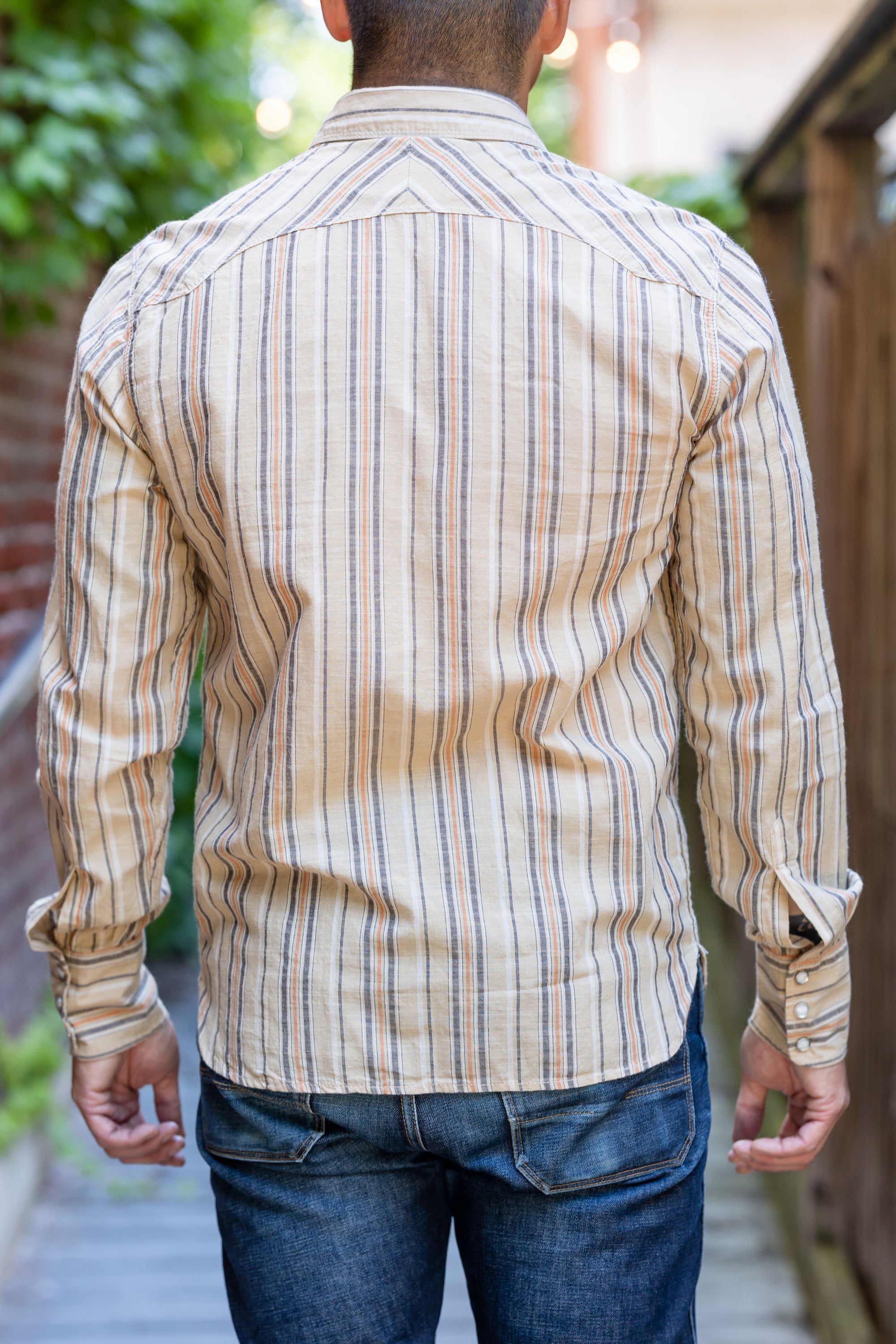Freenote Cloth Calico - Tan Stripe