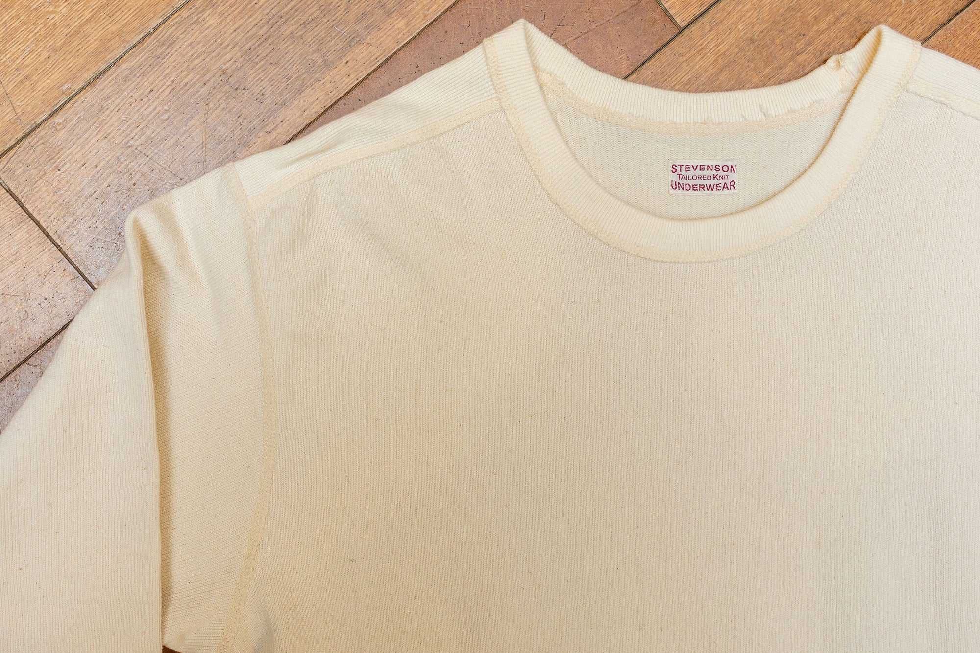 Stevenson Overall Co. Cotton Crewneck Thermal - Natural