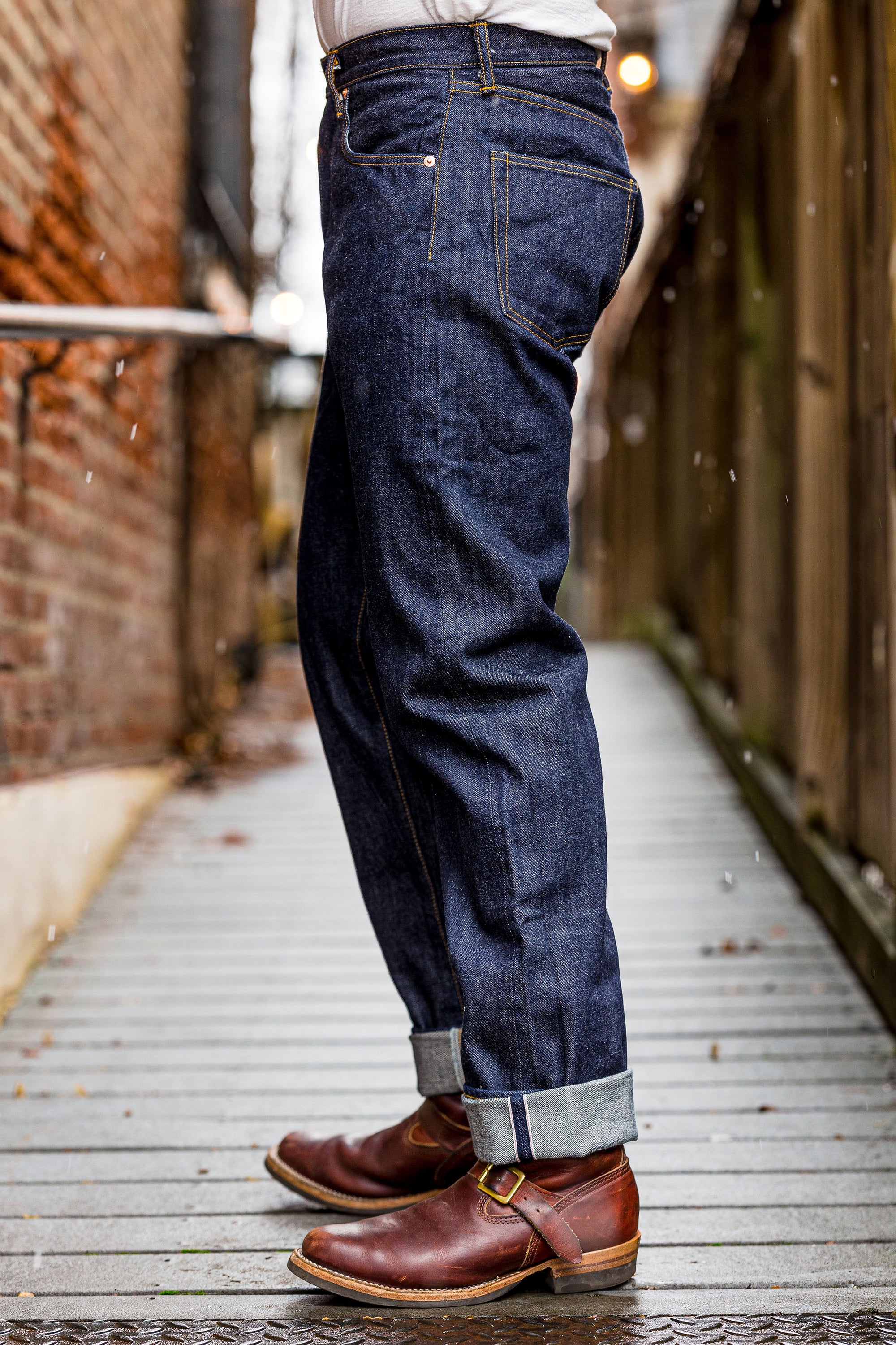 Big Mens Selvedge Straight-Leg Custom Jeans | Williamsburg Garment Co.