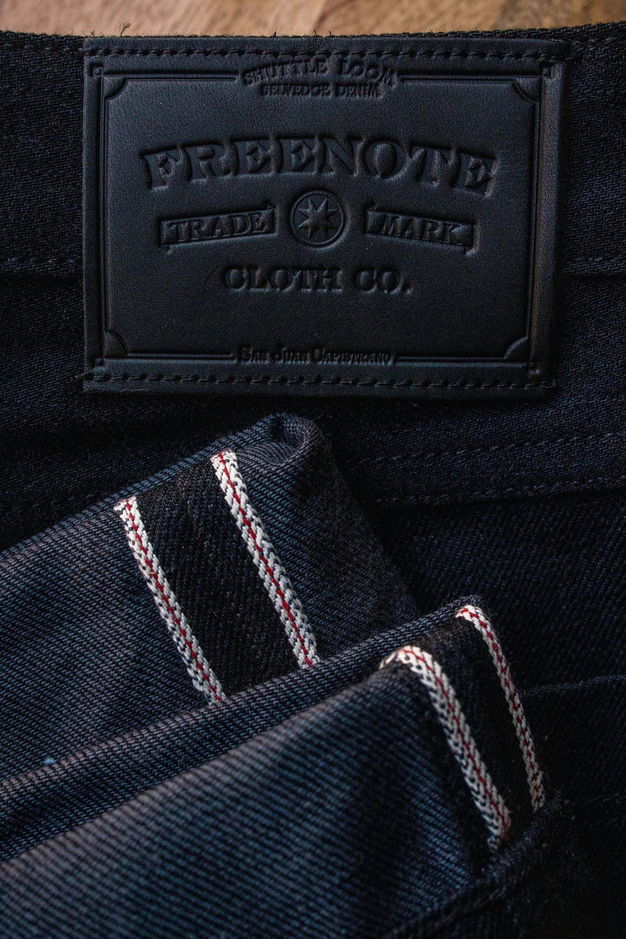 Freenote Cloth Rios 15oz Brown/Black Selvedge Denim - Mildblend Supply Co