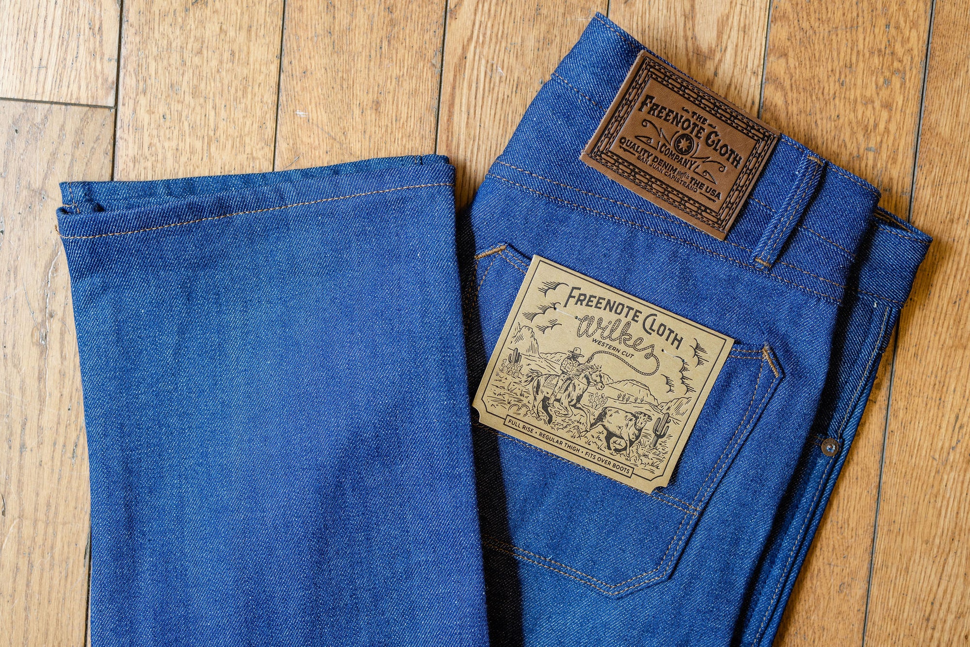 Freenote Cloth Wilkes - 12oz Vintage Blue