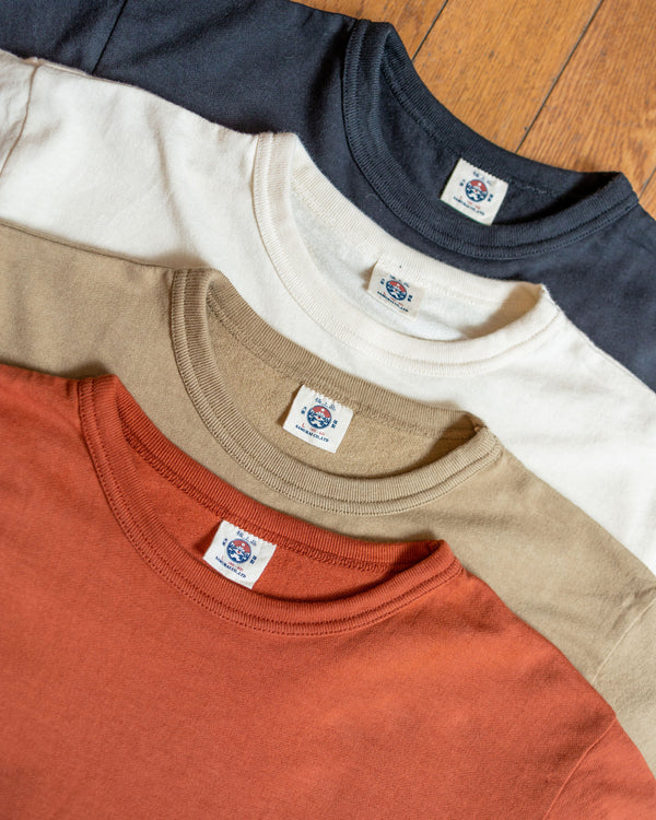 Samurai Ripened Cotton Loopwheel Inlay Solid Tee - Orange