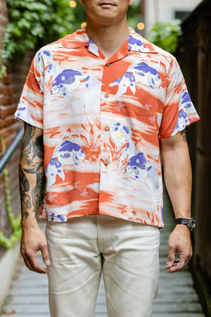 豪華 Real SunSurf L Size Shirt Hawaian Rayon シャツ