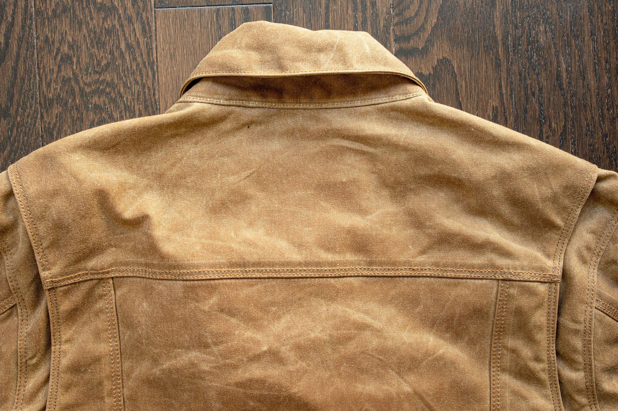 Freenote Cloth Riders Jacket Waxed Canvas- Rust